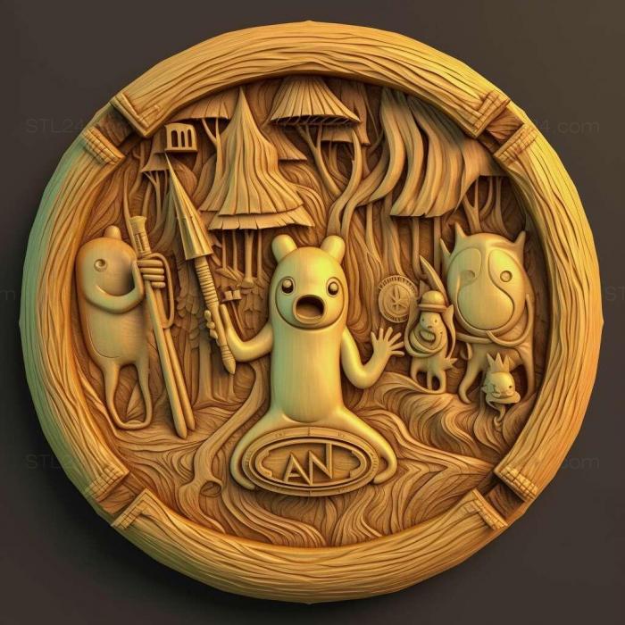 Games (adventure time 2, GAMES_22314) 3D models for cnc